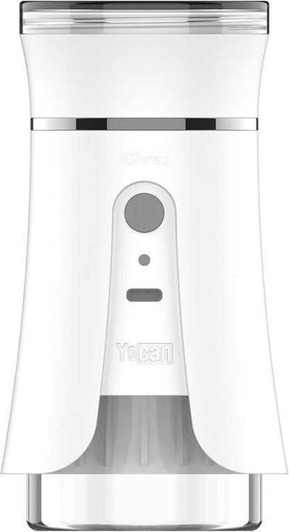iShred Electric Herb and Spices Grinder with Fast Charging with Auto or Manual Mode, Ivory
