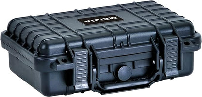 MEIJIA Portable All Weather Waterproof Protective Hard Case, Small Camera Case,Dry Case with Customizable Foam,Fit Use of Drones, Camera,Equipments, 11.65 ”x8.35”x3.78”