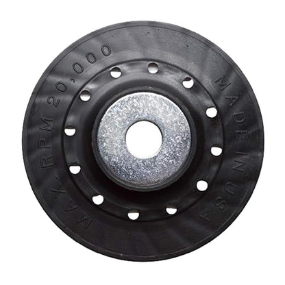 Benchmark Abrasives 4 1/2 Inch Sanding Disc Backing Pads, Resin Fiber Disc Polishing Pad for Grinding, Sanding, Stripping on Wood, Metal, 7/8" Arbor - Angle Grinder Attachments - Grinder Sanding Pad