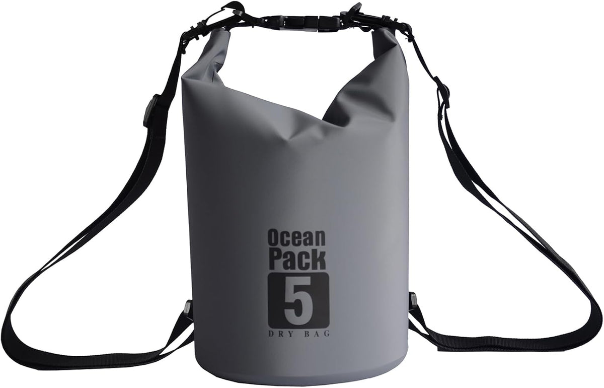 Dry Bag Waterproof Backpack 5L/10L/20L/30L Roll Top Waterproof Bag,Floating Dry bags for Kayaking,Swimming,Boating,Camping,Beach.