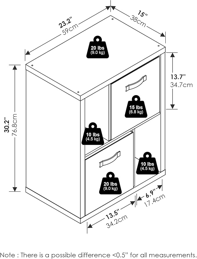 Furinno Viola Standing Storage Shelf