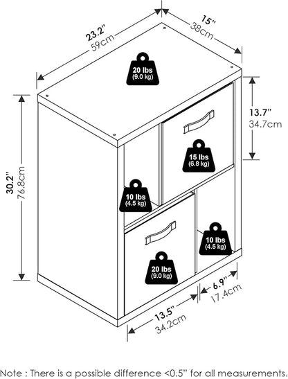 Furinno Viola Standing Storage Shelf