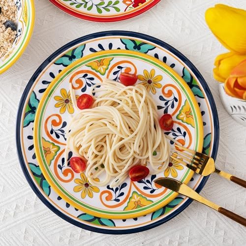 12 pcs Talavera Melamine Dinnerware Set, Service for 4