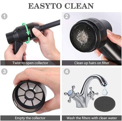 [Upgrade] Mini Vacuum Cordless Vacuum Keyboard Cleaner Mini Computer Vacuum Rechargeable Desk Vacuum for Cleaning Dust,Hair,Crumbs,Eraser Scrap,Laptop,Pet House，Sewing Machine