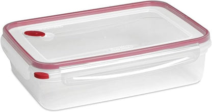 Sterilite 4 Pack Food Storage Container, Ultra-Seal Airtight Snapware with Lids, 16 Cup