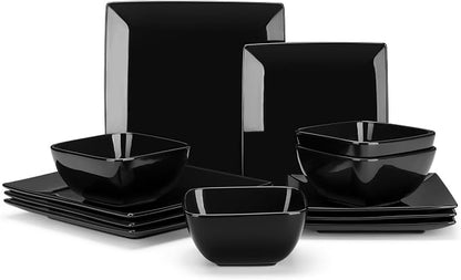 vancasso Soho Dinnerware Sets 12 Pieces, Plates and Bowls Sets, Dinner Plate