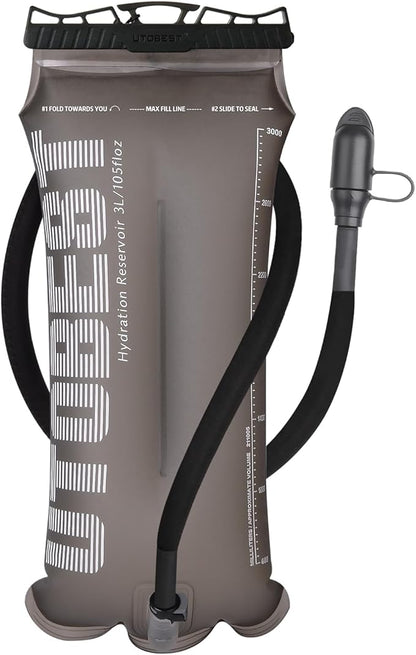 Hydration Bladder,TPU Water Bladder,Water Bladder for Hiking Backpack,BPA Free,Wide Opening,Leak-Proof,Water Reservoir for Hiking Cycling Camping Running