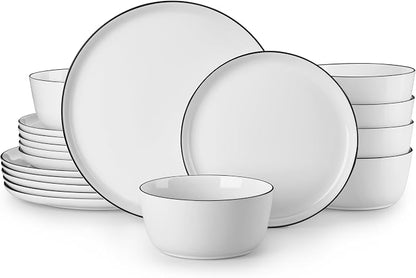 MALACASA 18-Piece Dinnerware Set