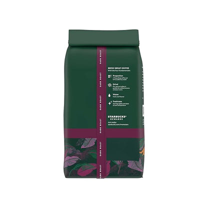 Starbucks Ground Coffee, Dark Roast Coffee, Sumatra, 100% Arabica, 1 bag (18 oz)