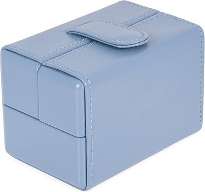 Single Travel Watch Case - Vintage Inspired - Exterior, Soft Microfiber Lining, Fits Up to 42mm Watches - Vegan Leather - Reliable Storage for Home or Travel