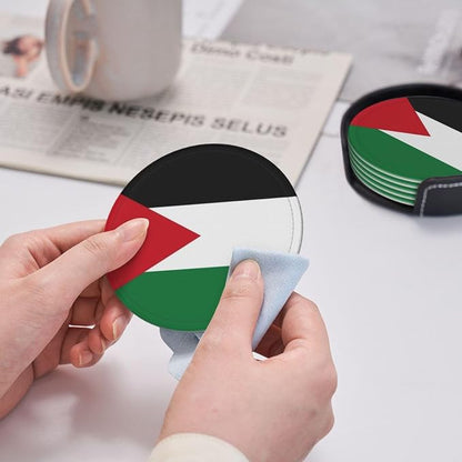 Palestinian Flag Coasters for Drinks
