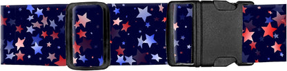 Luggage Straps for Suitcases, Adjustable Travel Belt, Durable Wide Luggage Strap, Cute Suitcase Strap Identifiers with Buckle, Bag Straps for Luggage, Luxury Colorful Stars