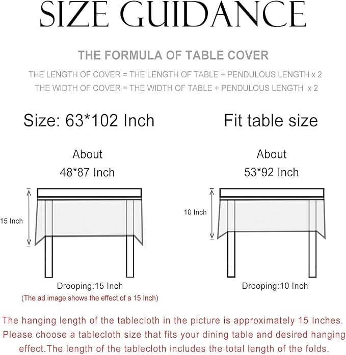 patdrea Designer Vintage Long Rectangular Tablecloth,French Floral Birds Pattern Linen Table Cloth,Yellow Decorative Cover for Kitchen Dining Banquet,Christmas,Thanksgiving,63"x102"-Magnolia