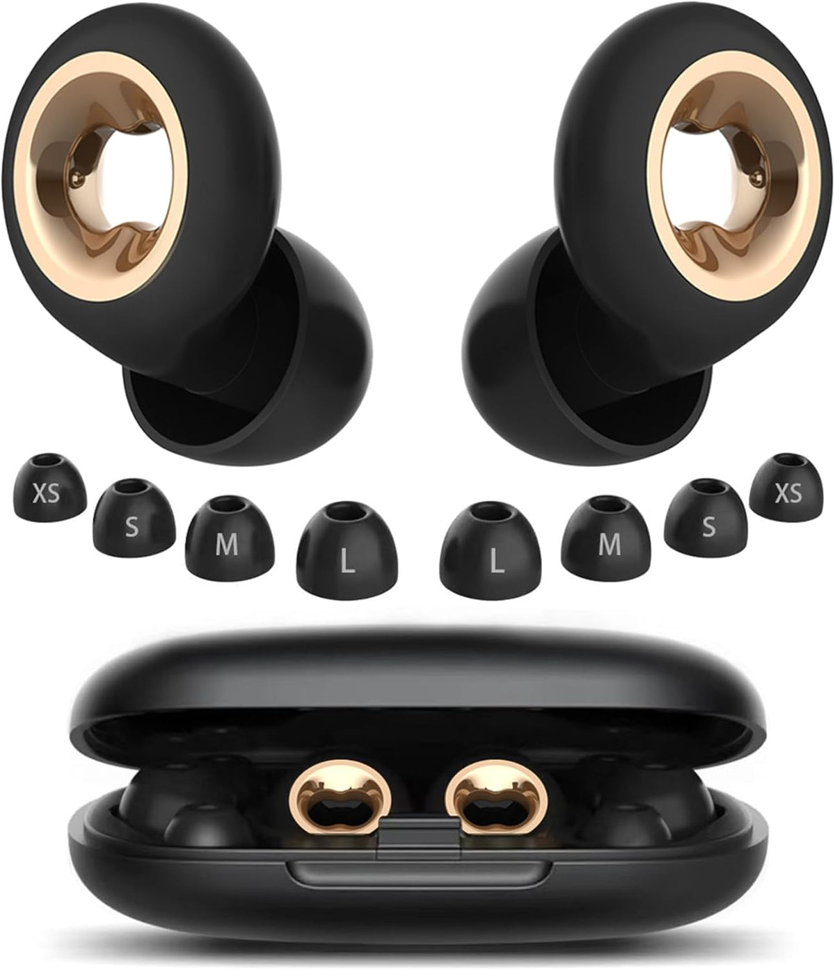 Ear Plugs for Sleeping Noise Cancelling: 45db Ultra-Comfy Reusable Noise-Reducing Earplugs for Concerts/Shooting/Travel/Snoring-Silicone Hearing Protection Earbuds with 8 Eartips