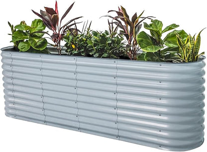 32" Extra Tall Raised Garden Bed Kits, 3.5 x 6.5 x 2.7ft Deep Root 9 in 1