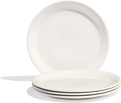 Made In Cookware - Set of 4 - Appetizer Plates - White - Porcelain - Crafted in England