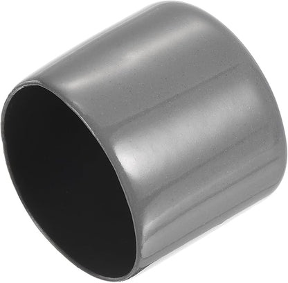 uxcell 20pcs Rubber End Caps 35mm ID Vinyl Cap Cover Screw Protectors Dark Grey