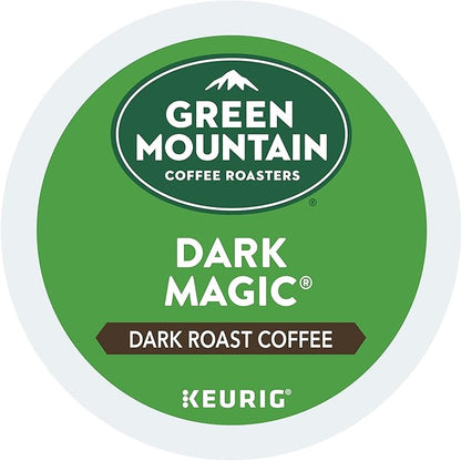 Green Mountain Coffee Roasters Dark Magic, Single-Serve Keurig K-Cup Pods, Dark Roast Coffee, 24 Count