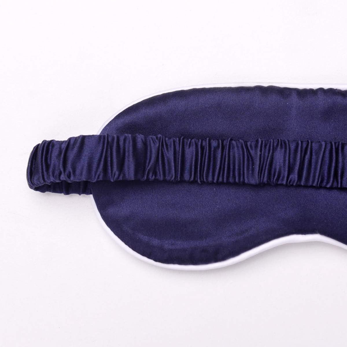 Silk Sleep Mask Light Blocking Luxury 100% Mulberry 19mm Silk Eye Mask Eye Cover Blindfold Ultra Soft Light & Comfy Anti Aging Skin Care with Travel Bag Gift Package