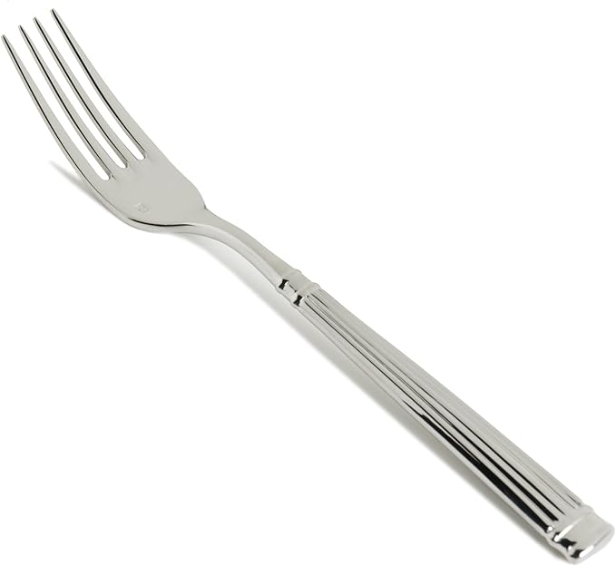 Fortessa Doria 18/10 Stainless Steel Flatware Serving Fork, 10-Inch,Silver