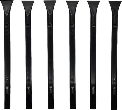 Tpyx Scraper Small Plastic Scraper Tool, Multi-Purpose Scraper Non-Scratch Cleaning Tool, Used in Narrow Spaces and Gaps, Perfect for Removing Oil Stains, Labels, Food, Dirt, Paint, Etc. (6pcs)