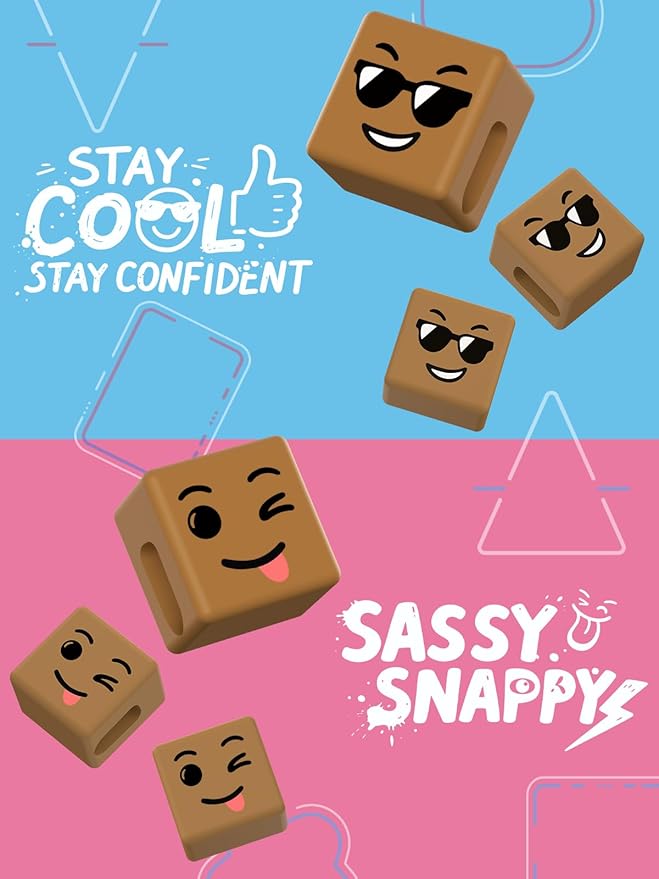 Stocking Stuffers for Teens Boys Girls Kids: Thumbs Up Lazy Phone Holder with Mood Cube Cell Phone Stand for Desk Gifts for Men Women Adults Kids Teenager Husband Wife Funny Gadgets Gift for Christmas