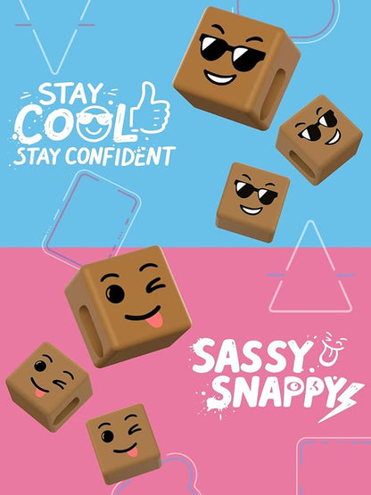 Stocking Stuffers for Teens Boys Girls Kids: Thumbs Up Lazy Phone Holder with Mood Cube Cell Phone Stand for Desk Gifts for Men Women Adults Kids Teenager Husband Wife Funny Gadgets Gift for Christmas