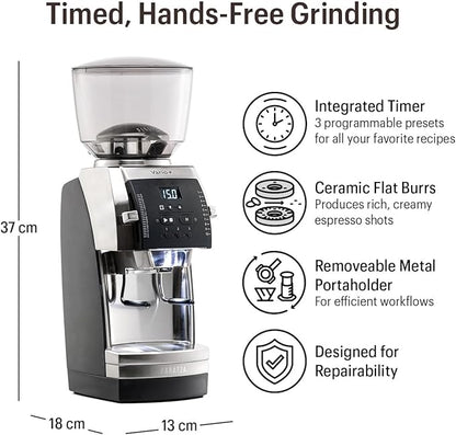 Baratza Vario+ Flat Ceramic Burr Grinder (Black)