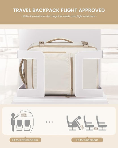 LOVEVOOK Travel Backpack for Women & Men, 50L Large Carry On Backpack Airline Approved, TSA Personal Item Weekender Bag, Water Resistant Laptop Backpacks with 3 Packing Cubes for Travel Essentials