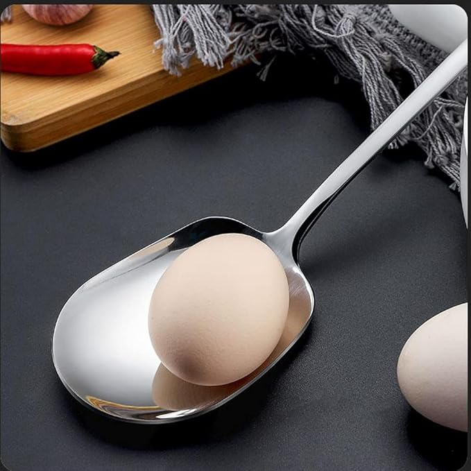 SIAIQIANG Extra-Large Serving Spoons Set,Food-Grade 18/8 Stainless Steel,11.4-Inch Serving Utensils Set,Ideal for Salads, Pasta Platters,Mashed Potatoes,Buffets,and More (2-Pack)