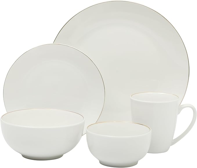 Gibson Home Ogalla 30 Piece Plates, & Mugs Dinnerware Set