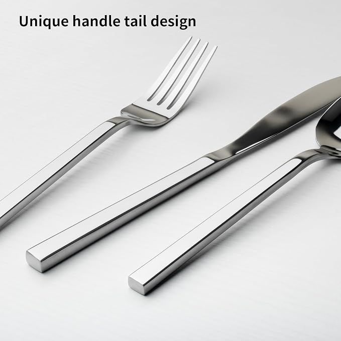 Alata Cube 20-Piece Forged Flatware Set, Service