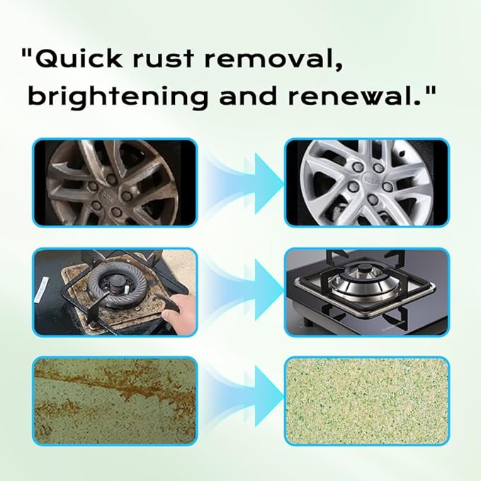 500ml Rust Stain Remover Neutral Metal Cleaner Marble Rust Remover - Powerful and Effective in Removing Rust and Stains From Marble, Granite, Tile, and Metal