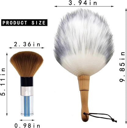 Car Interior Dusting Brush Auto Dust Sweeping Soft Bristles Detail Brush Dashboard Mini Duster Interior Cleaning Brush Tool for Car Seat,Vent,Dash Microfiber Detailing Brushes Supplies 2PCS