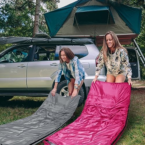 Tudomro 2 Pcs Camping Sleeping Bag for Adults Lightweight Packable Waterproof Camping Gear Equipment to Keep Warm for Outdoor Backpacking Hiking Travel