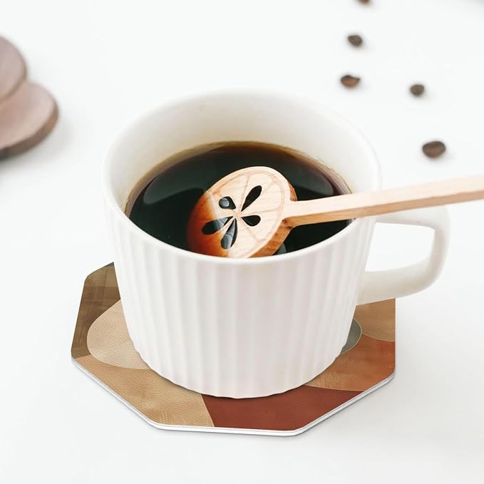 Minimal Abstract Shapes Print Coasters