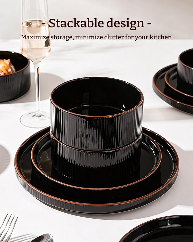 Line Porcelain Dinnerware Set, dish set