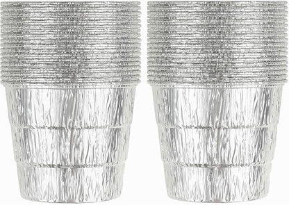Firsgrill 30-Pack Grease Bucket Liners Replacment for Mostly Z Grill, Green Mountain Pellet Wood Smoker