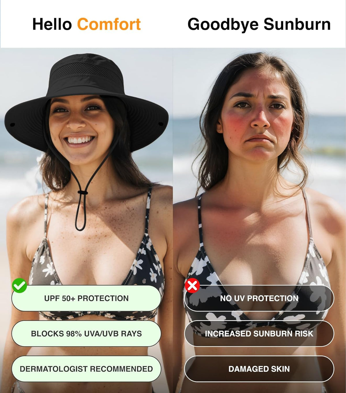 GearTOP Safari Sun Hat for Men and Sun Hats for Women UV Protection UPF 50+ Hiking, Gardening, Fishing