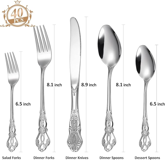 Gorgeous Retro Royal Silverware Set