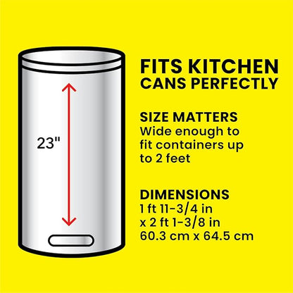 Glad ForceFlex Tall Kitchen Trash Bags, 13 Gallon, Fresh Clean, 80 Count (Package May Vary)