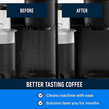 Essential Values Compatible with Keurig Descaling Solution - Specially Formulated for Keurig Descaler - Espresso Machine, Coffee Pot Cleaner - 12 Month Supply 2-Pack