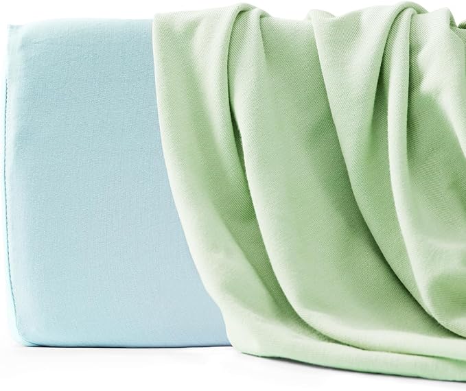 PurComfy Supersoft Crib Sheets for Boys Girls, Premium Bamboo Viscose Buttery Soft Crib Mattress Fitted Sheet, Stretchy Knit Baby Sheet, Silky Comfort Baby Bed Sheets 28x52x9 Extra Deep Pocket