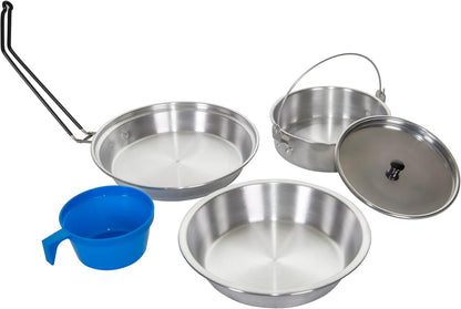 Stansport Heavy Duty Aluminum Cook Set 1 Person (250-P)