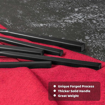 Alata Cube 45-Piece Forged Stainless Steel Flatware Set Cutlery Set