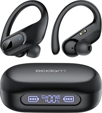 AI Translation Earbuds Real Time, 164 Language Translator Earbuds, 96H Playtime Translation Headphones, Noise Canceling, Audifonos Traductores Inglés Español for Business Meeting Travel Learning