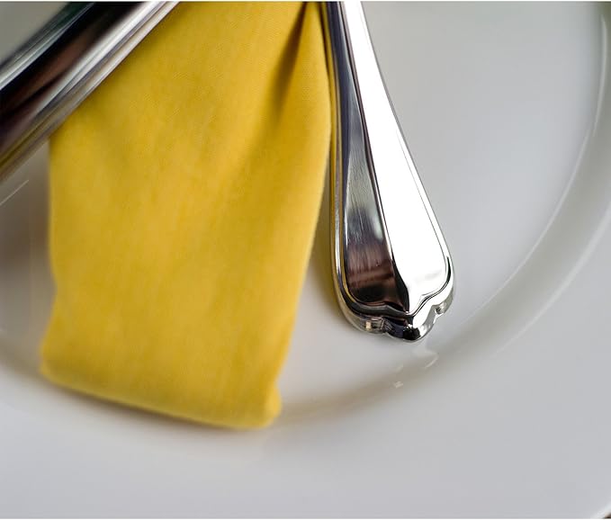 Fortessa San Marco 18/10 Stainless Steel Flatware, 5 Piece Place Setting, Service for 1