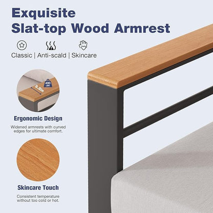Aoxun Aluminum Patio Furniture Set