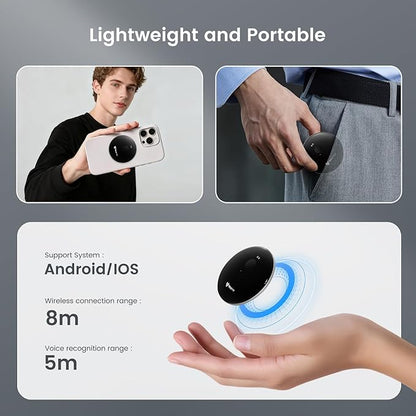 AIKYA AI Language Translator Device, Upgraded AI Translator, 135+ Language Translator, Real-time Voice/Photo/Recording Translation, BT5.4, Instant Language Translator for Travelling Business Study