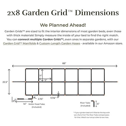 Garden Grid Watering System | Raised Garden Bed Drip Irrigation System – But